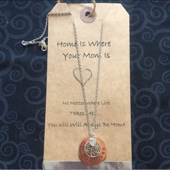 2 for $20 Tree of Life Hand Stamped Necklace - Picture 3 of 5